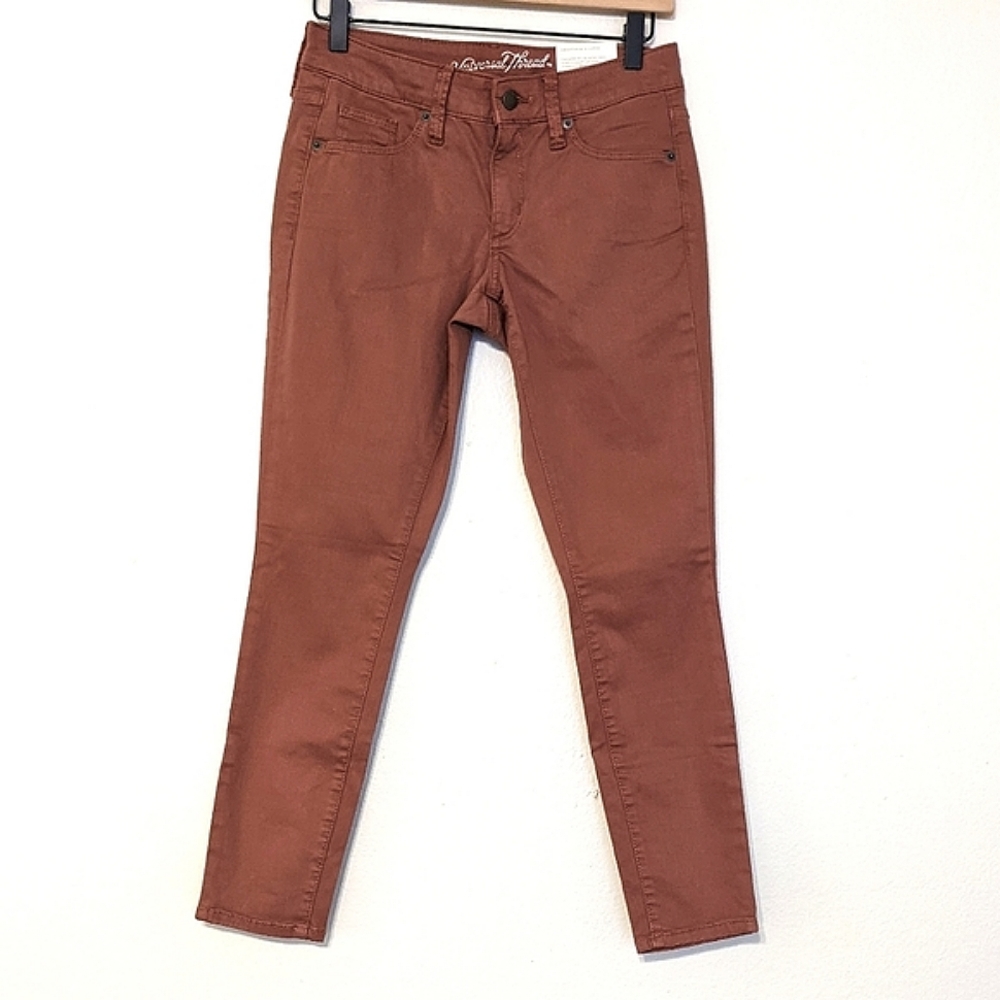 Universal Thread Mid-Rise Skinny Mauve Jeans size 28 Short